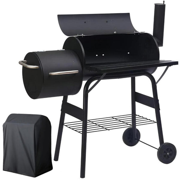 Fenbeli Portable BBQ Charcoal Grill with Cover, Black