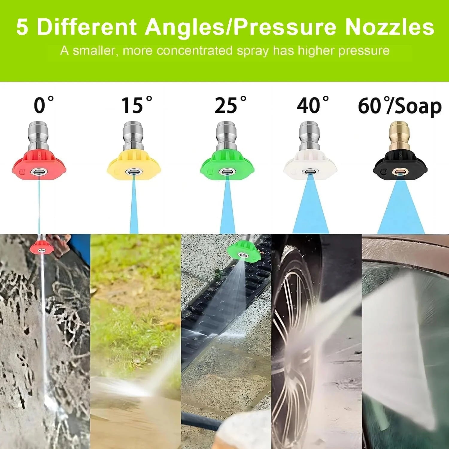 Electric Pressure Washer, 3800PSI 2.6 GPM Power Washer Machine with Hose Reel,4 Quick Connect Nozzles, Foam Cannon, for Cars, Patios, and Floor Cleaning,Blue