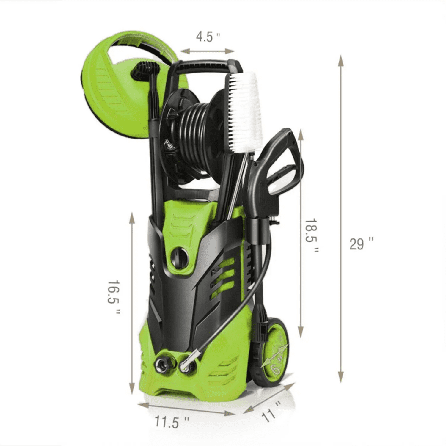 Fenbeli Electric Pressure Washer, 3800 PSI 2.6GPM Power Washer for Cars, Fences and Patios