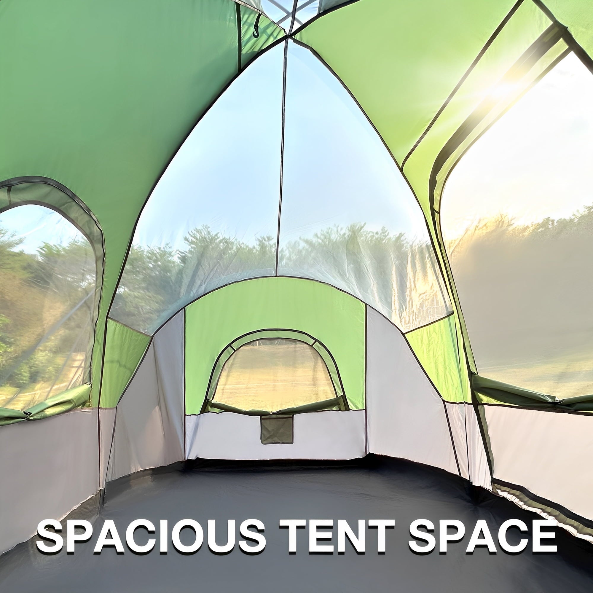 Fenbeli Camping Tent Waterproof Family Tent for Camping, Large Portable Tent for 5-6 People