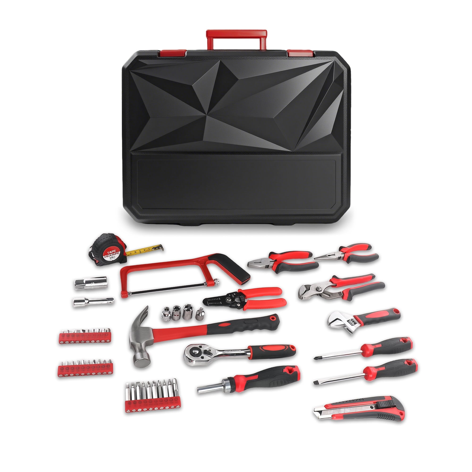 Fenbeli 328 Piece Home Tool Kit, Household Hand Tool Set with Portable Carrying Case, General Home/Auto Repair Tool Set for Men Women