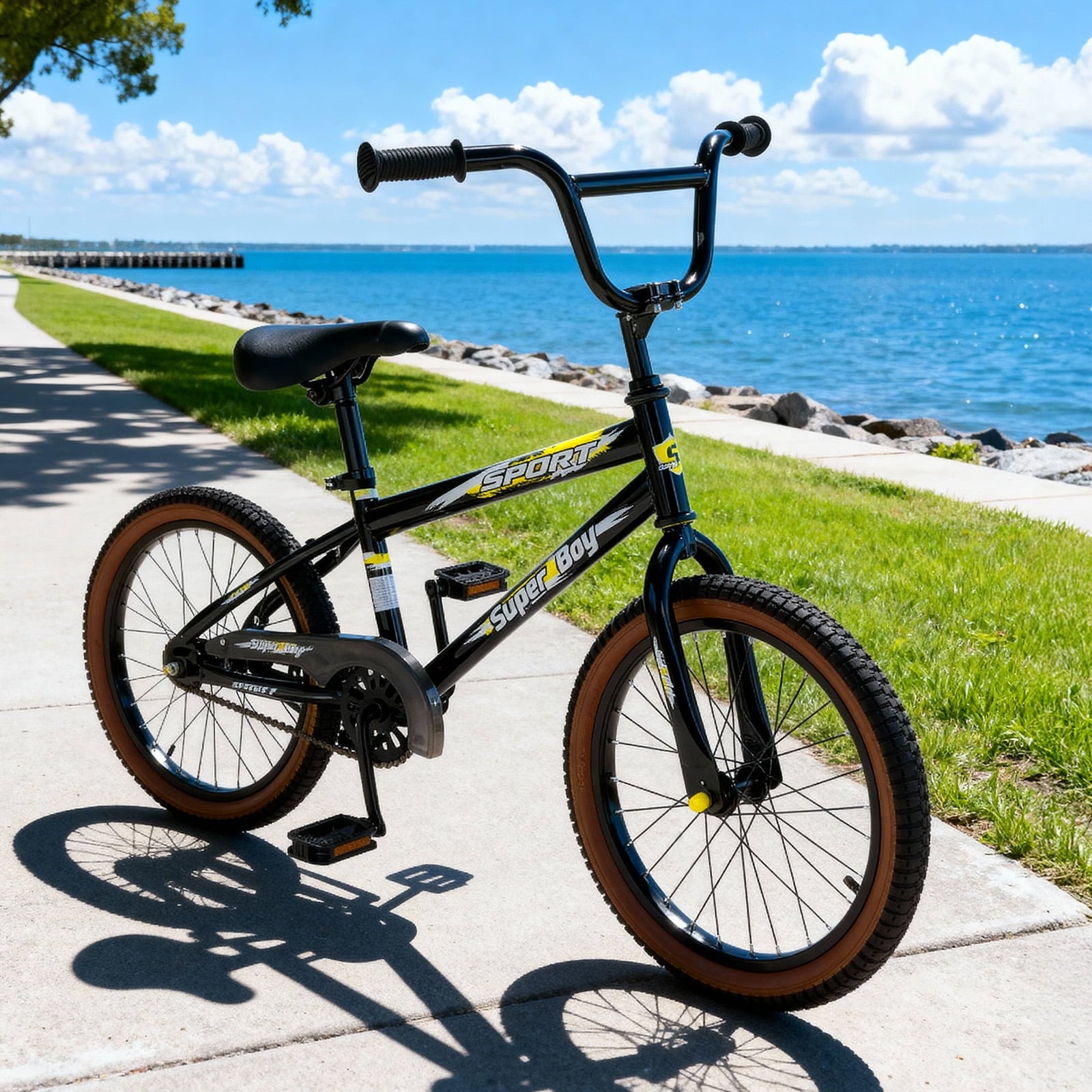 Fenbeli 20-in. Children's Bike, Ages 7-13 Years, Black
