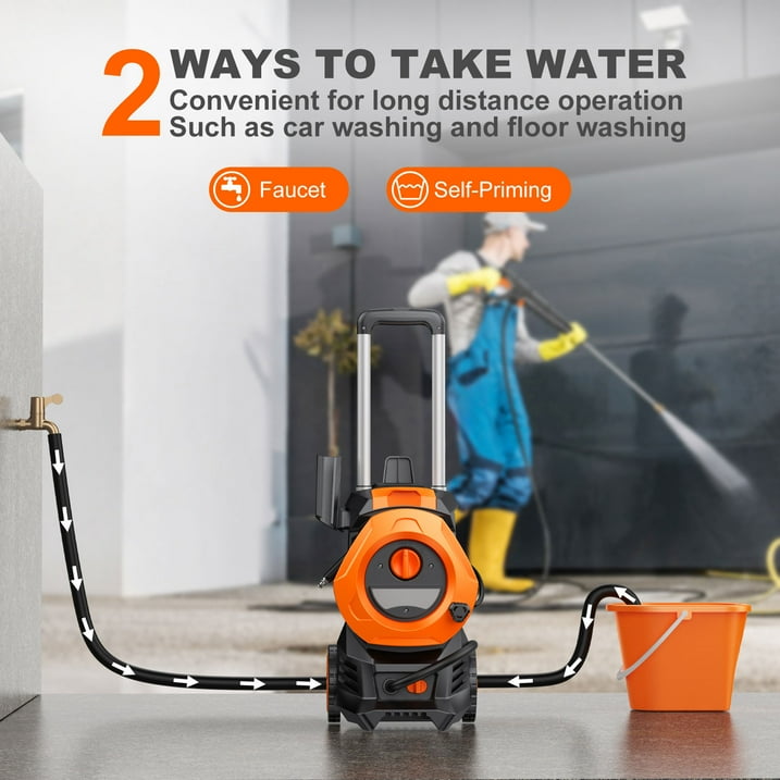 Fenbeli Electric Pressure Washer 4000 PSI Max 2.5 GPM Power Washer