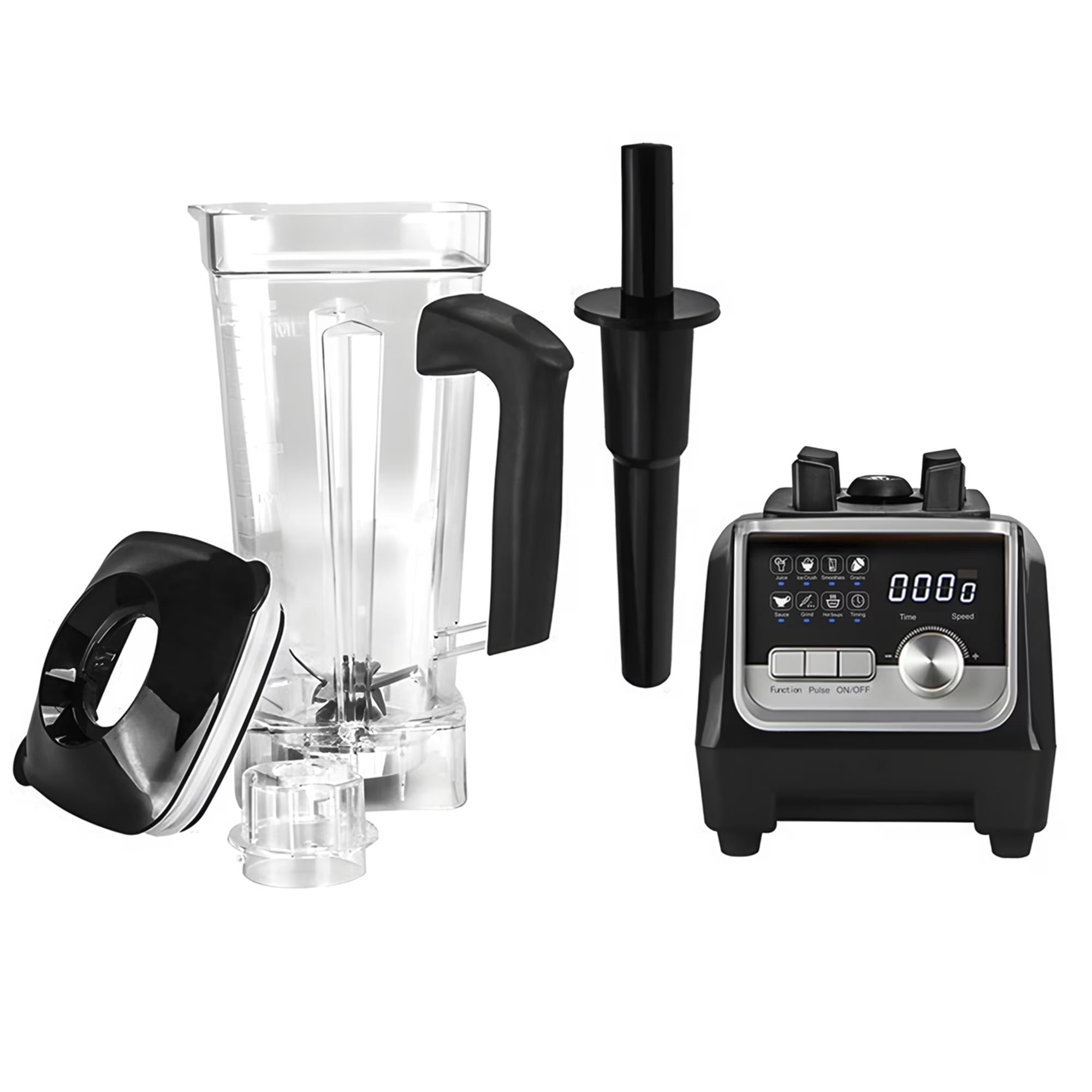 Fenbeli 1400W Countertop Blender for Smoothies and Shakes, 72oz Professional Ice Crushing Blender with 9 Speeds, BPA-Free, Black