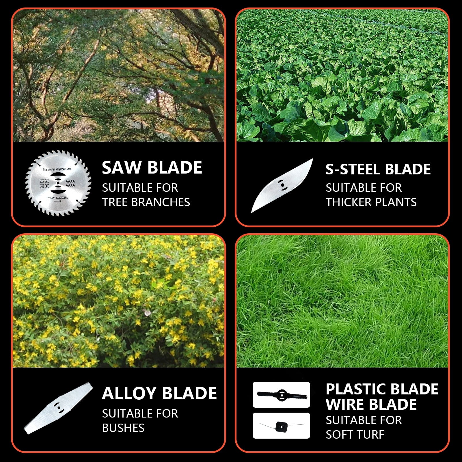 Electric Weed Wacker, 21V Cordless Weed Eater, Foldable String Trimmer