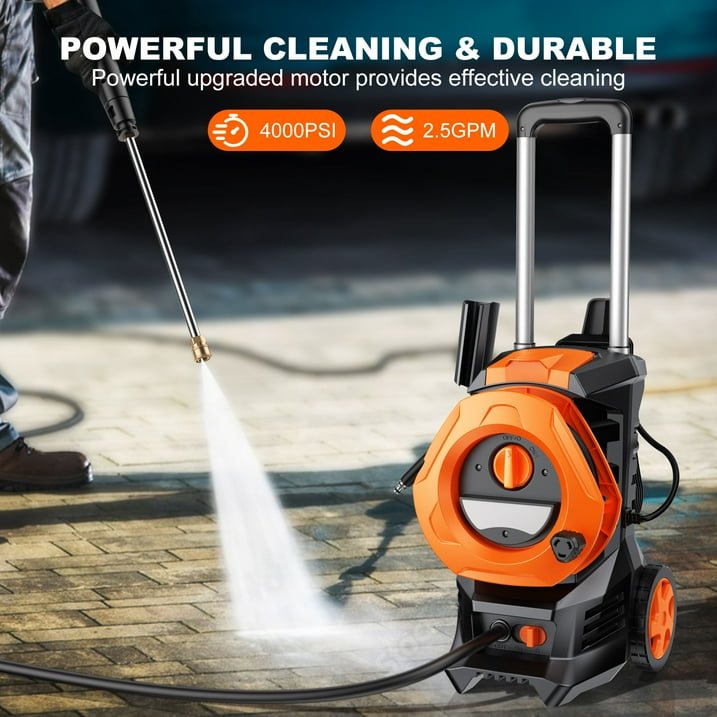 Fenbeli Electric Pressure Washer 4000 PSI Max 2.5 GPM Power Washer