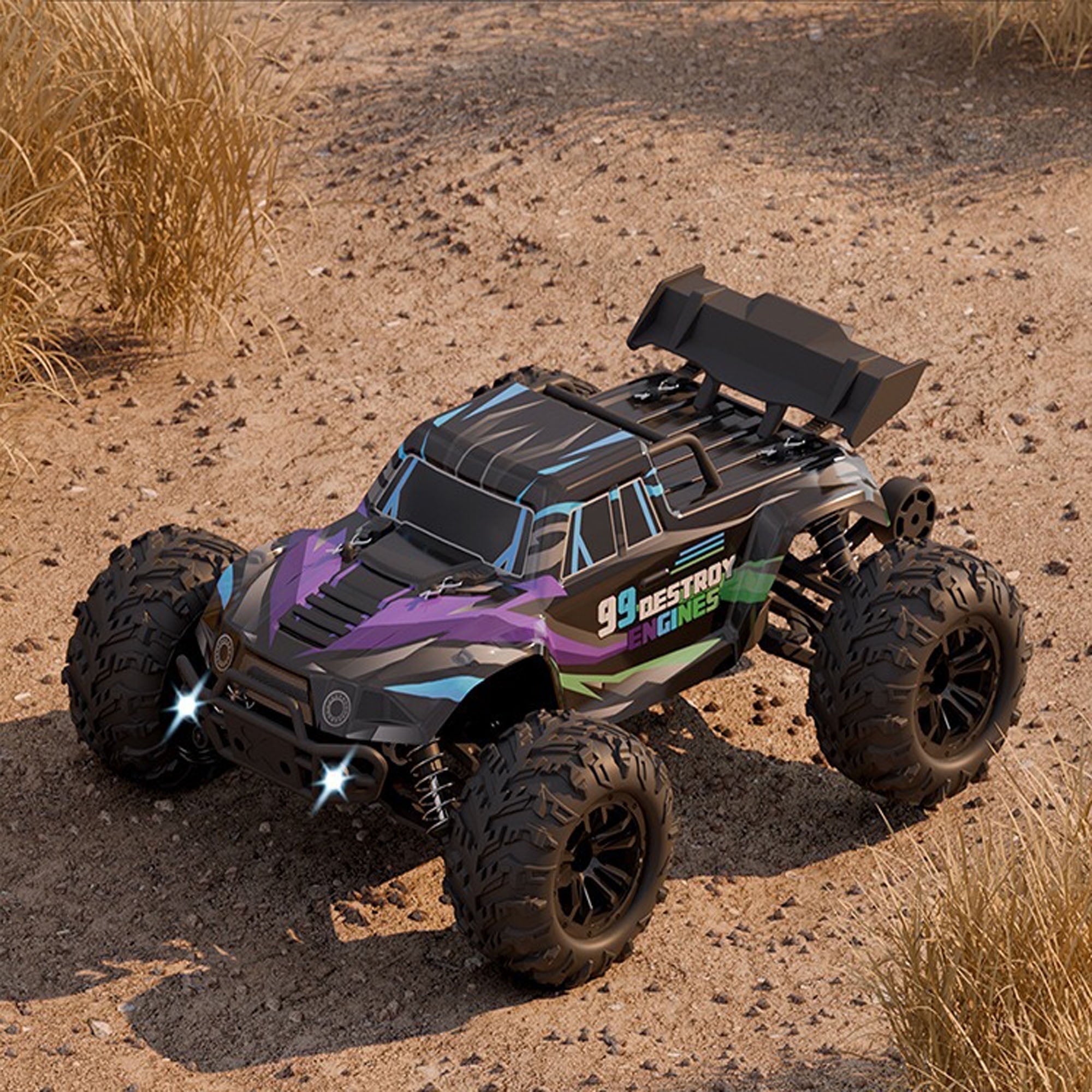 Furnibear 1:16 4WD Remote Control Car Off Road 4x4 RC High Speed RC Truck 40KM/H Fast Drift Racing Toy Kids Adults