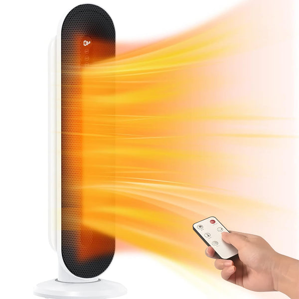 Fenbeli 2000W Tower Electric Space Heater with Remote, Black
