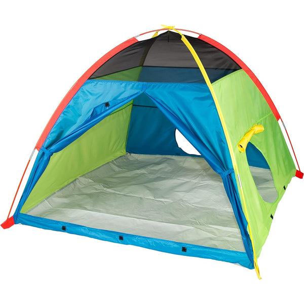 Fenbeli Camping Tent for 4 Person All-Season Family Tent with Metal Door Poles, Pop Up Tents for Camping and Hiking
