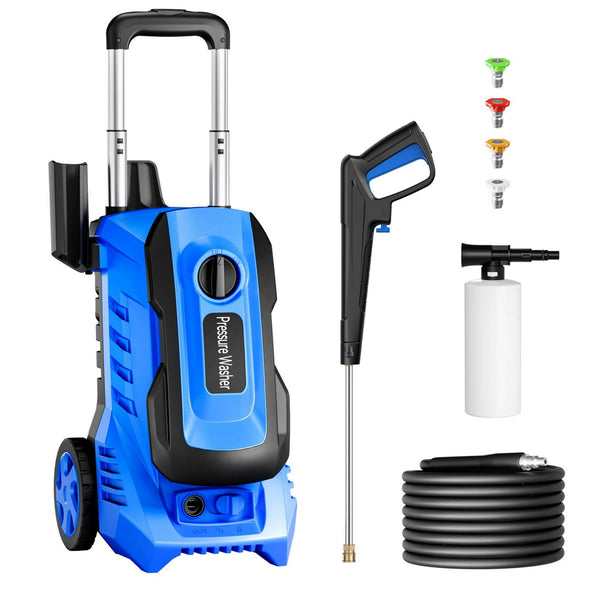 ALPULON 3800PSI Electric Pressure Washer 2.6GPM Power Washer 1800W Cleaning Machine for Car Cleaning Blue