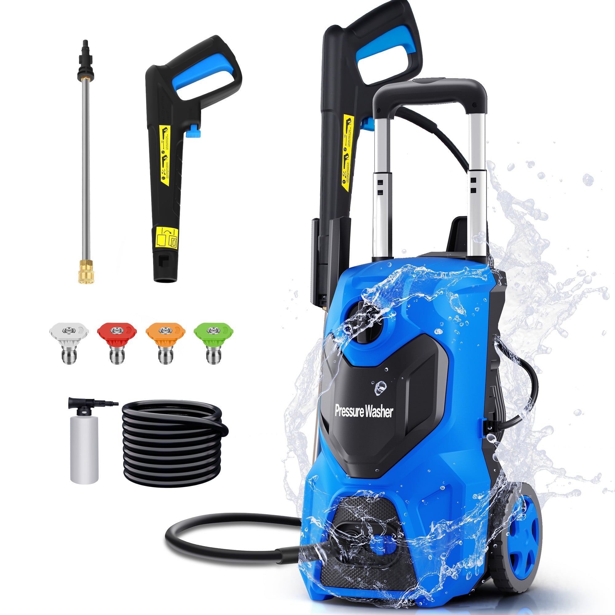 Fenbeli Electric Pressure Washer, 4800 PSI 3.2GPM Power Washer for Cars, Fences and Patios