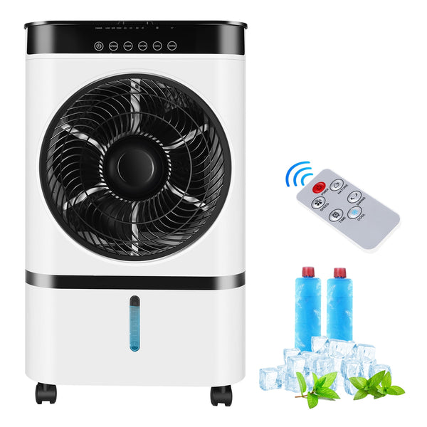 301 Evaporative Air Cooler Portable Air Cooling Fan, White