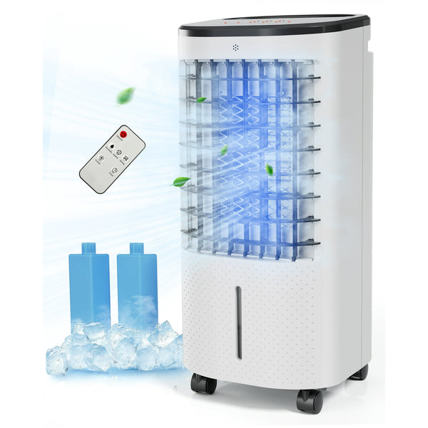 206 Evaporative Portable Air Cooler Fan and Humidifier, White