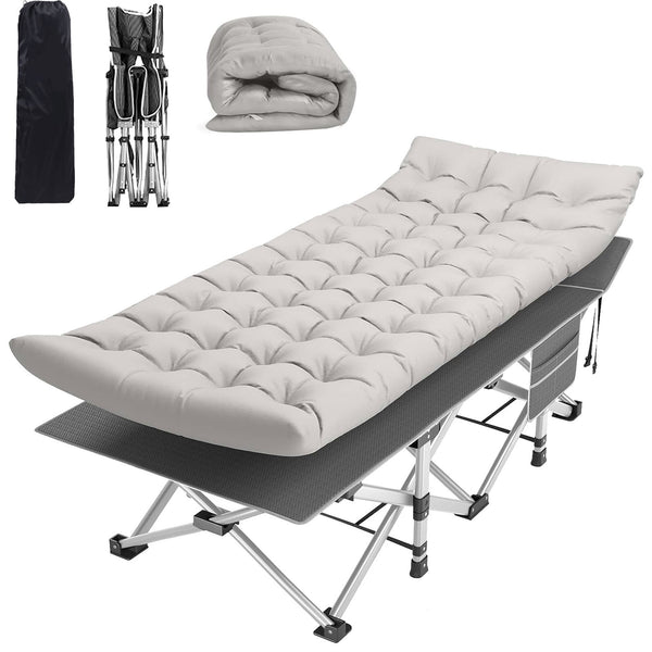 Fenbeli 28in Folding Camping Cot for Adults Heavy-duty Sleeping Cot