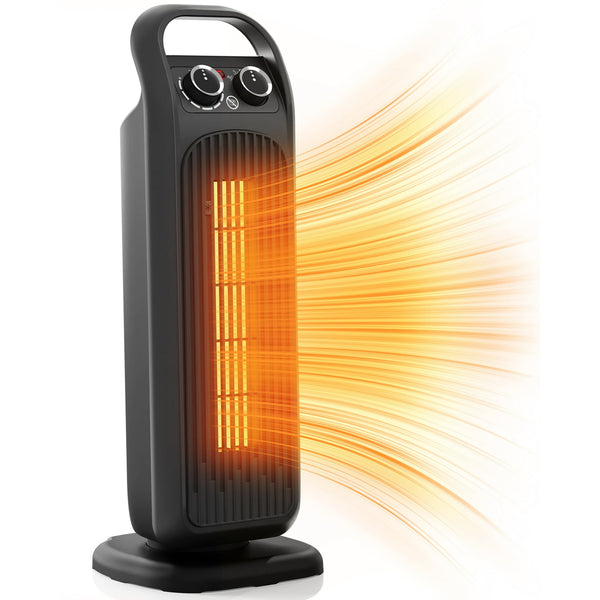 Fenbeli Space Heater, 1500W Electric Heater for Indoor Use, Portable PTC Ceramic Heater for Bedroom, Office