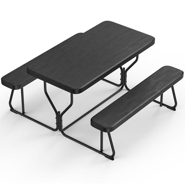 Fenbeli Picnic Table Bench Set, 4.5-Foot