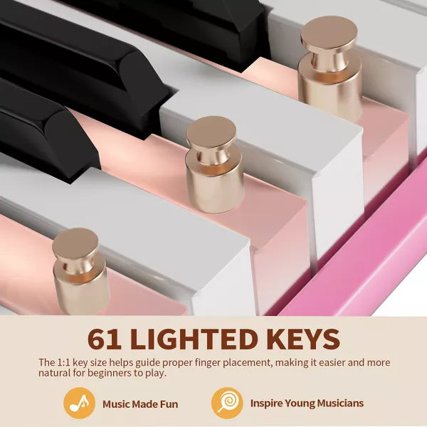 61 Key Electronic Keyboard Piano Set