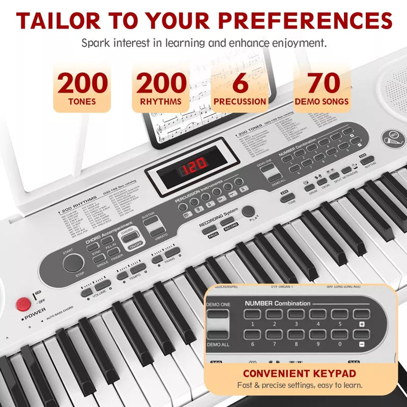88 Key Weighted Hammer Action Digital Piano Supports Bluetooth
