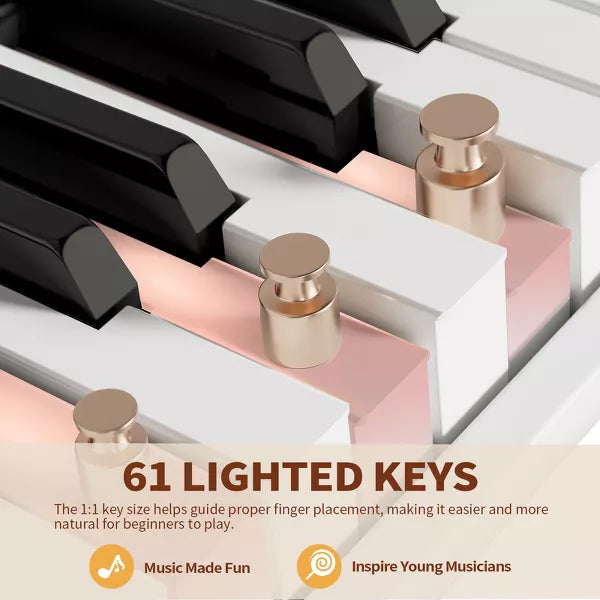 61 Key Electronic Keyboard Piano Set