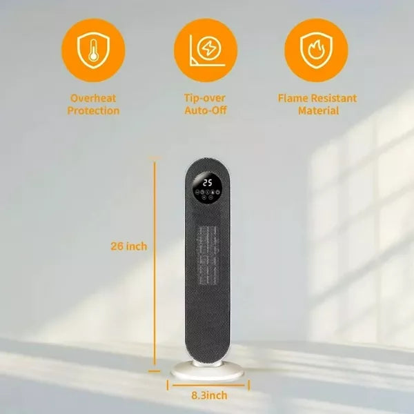 Space Heater 1500W Electric Heater for Indoor Use