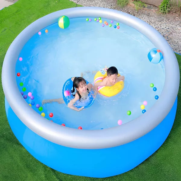 8 Foot x 30 Inch Inflatable Above Ground Swimming Pool
