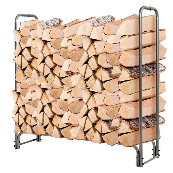 5-Foot Durable Firewood Storage Rack for Efficient Log Organization