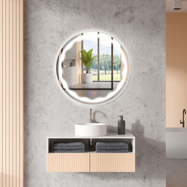 24-Inch Round Wall Mirror