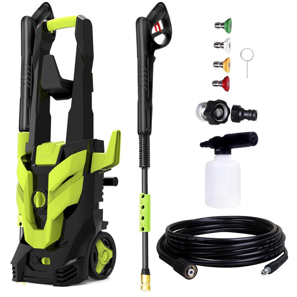 3500 PSI Electric Pressure Washer 2.4 GPM with 4 Different Pressure Tips Foam Cannon