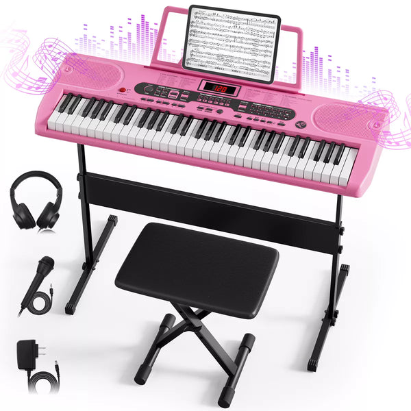 61 Key Electronic Keyboard Piano Set