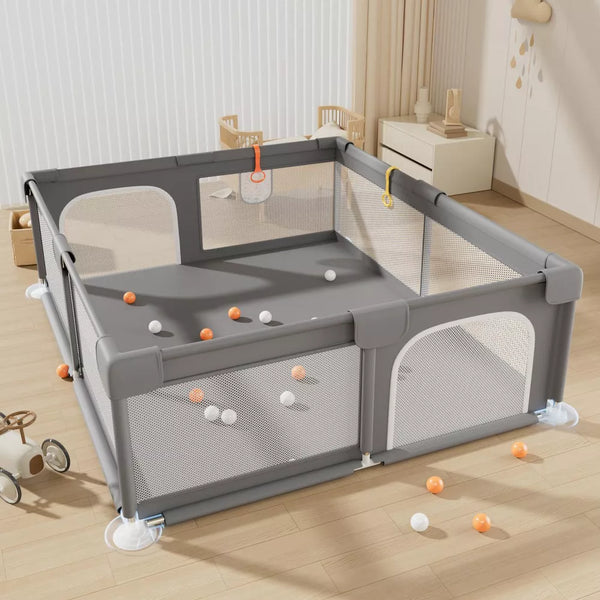 Baby Playpen Large Safety Kids Activity Center with Ocean balls