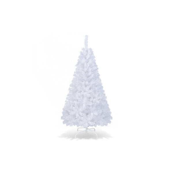 6ft Elegant White Artificial Christmas Tree with Sturdy Stand