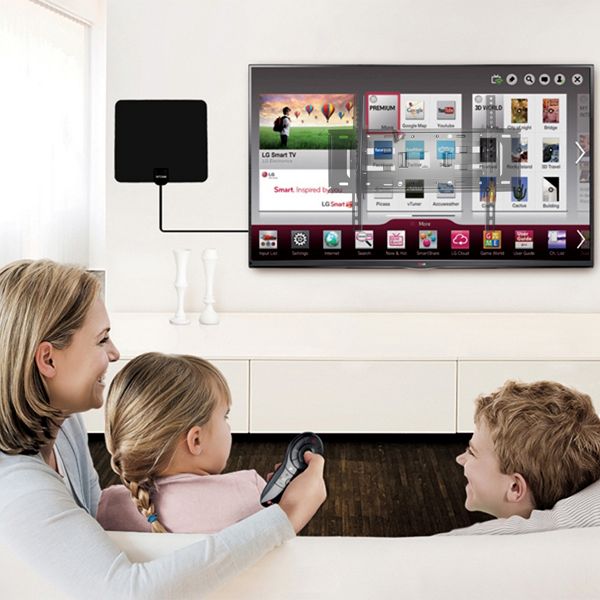 TV Wall Mount Adjustable Full Motion Wall Mount for 40-80 Inch TVs Black