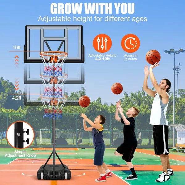 Basketball Hoop Adjustable Height