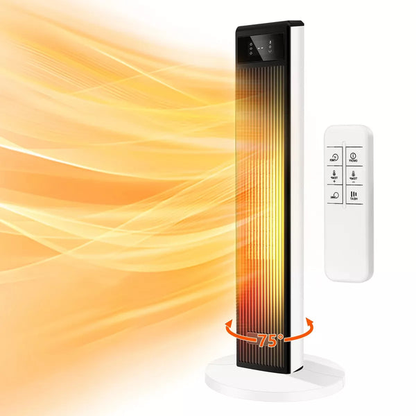1500W 29in Space Heater with Thermostat and Remote