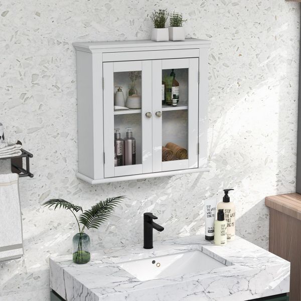 White Wall Mounted Cabinet