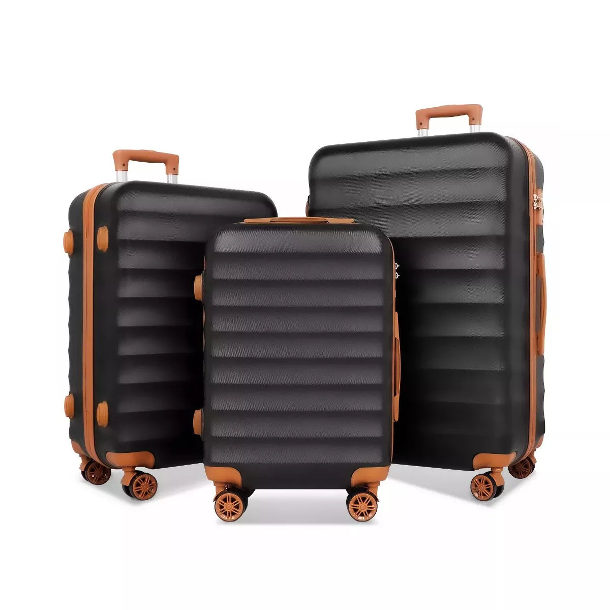 3 Piece Hardshell Luggage Sets Checked Spinner Luggage Set with TSA Lock