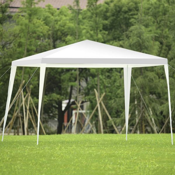 10x10 Ft Elegant Outdoor Canopy Tent for Weddings & Backyard Events