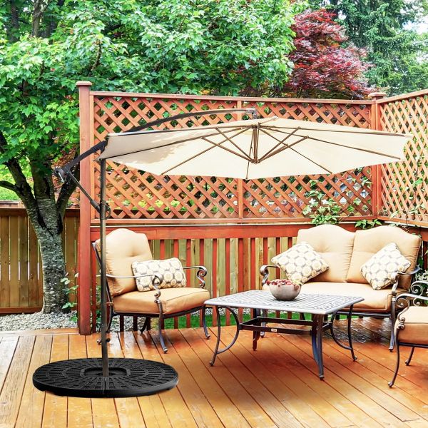 4-Piece Round Cantilever Umbrella Base