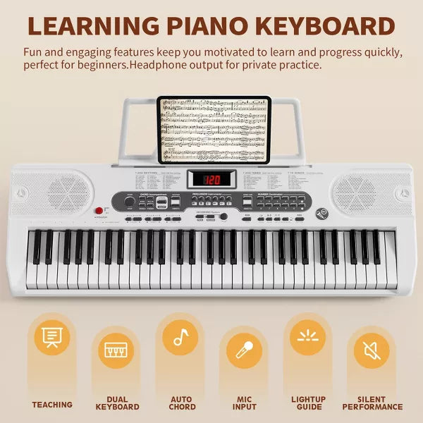 61 Key Electronic Keyboard Piano Set