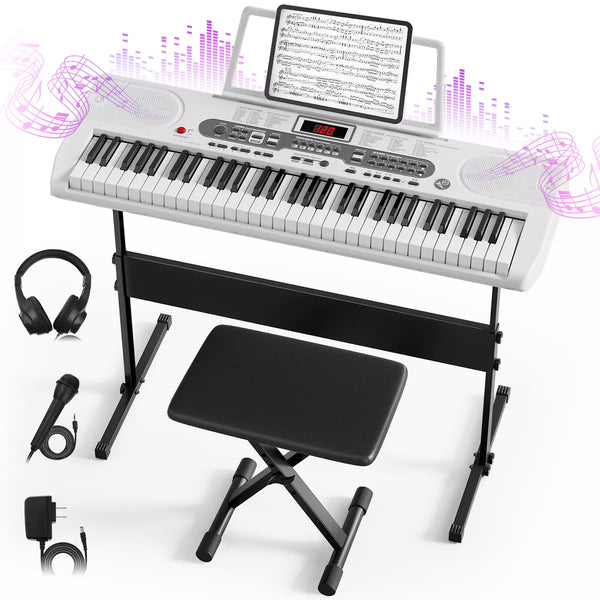 61 Key Electronic Keyboard Piano Set