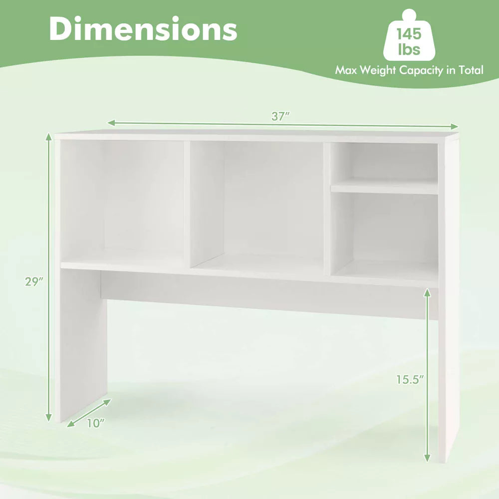 Computer Desktop Bookcase Countertop Storage Bookshelf Organizer