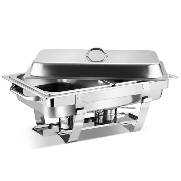 9 qt. Stainless Steel Chafing Dish Buffet Set Full-Size Party Chafing Set (2-Packs)