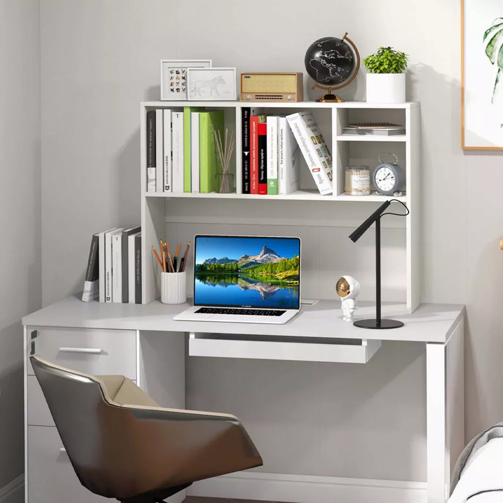 Computer Desktop Bookcase Countertop Storage Bookshelf Organizer