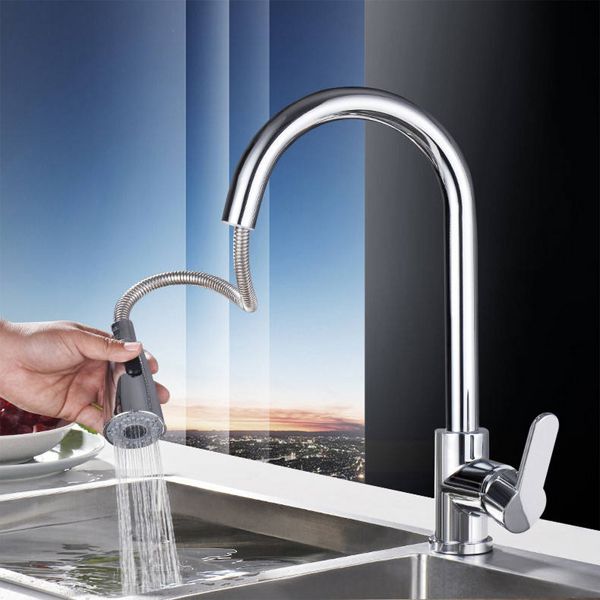 Chrome Kitchen Faucet