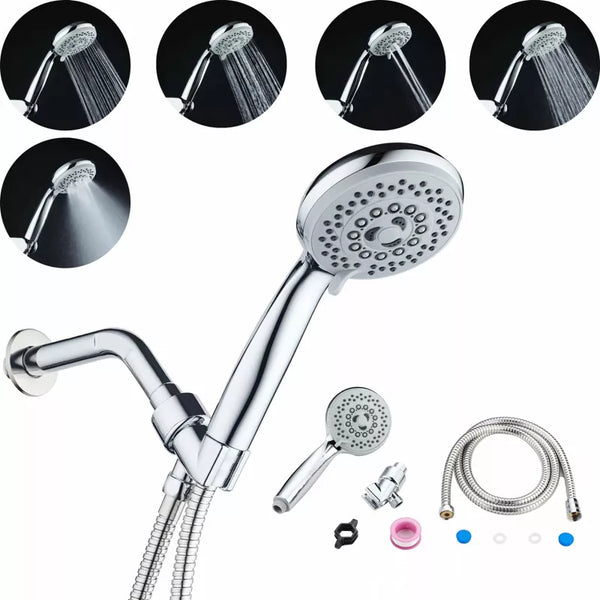 High Pressure Shower Head 5 Mode Water Saving Handheld