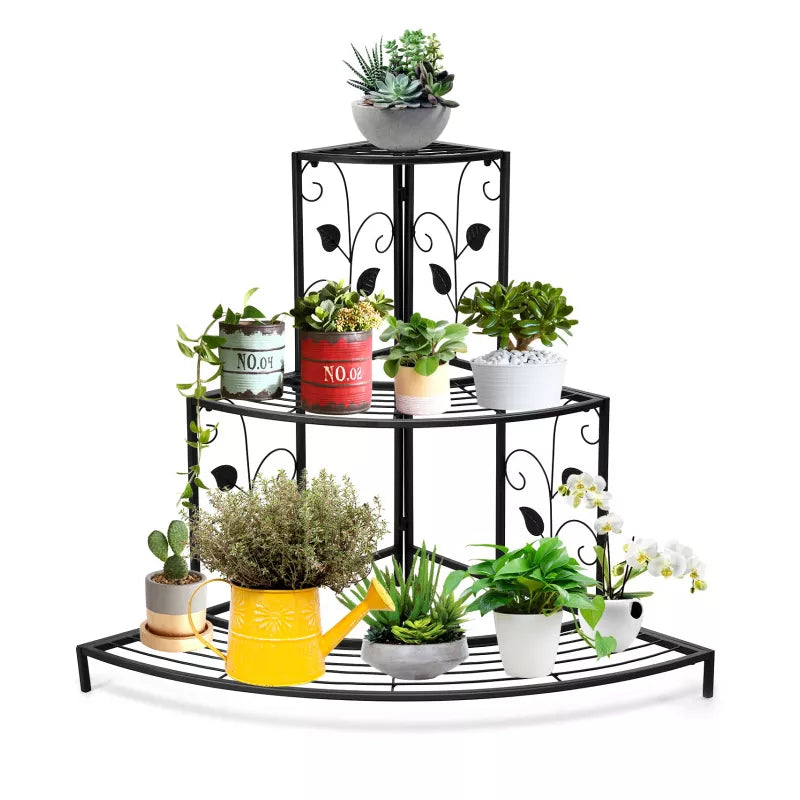 3 Tier Corner Metal Plant Stand