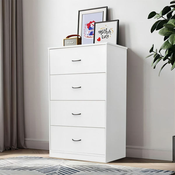 4 Drawer Wood Dresser Storage Cabinet practical design