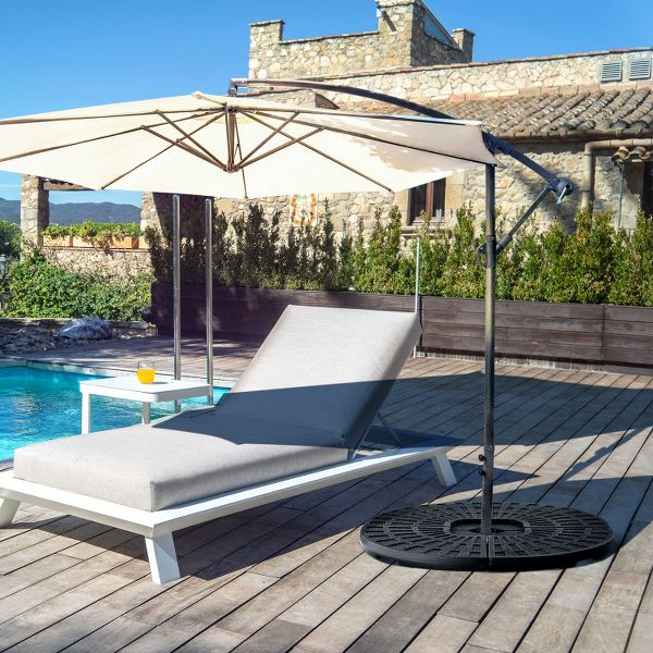 4-Piece Round Cantilever Umbrella Base