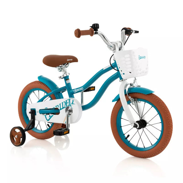 14inch Kids Bike with Detachable Training Wheels and Basket
