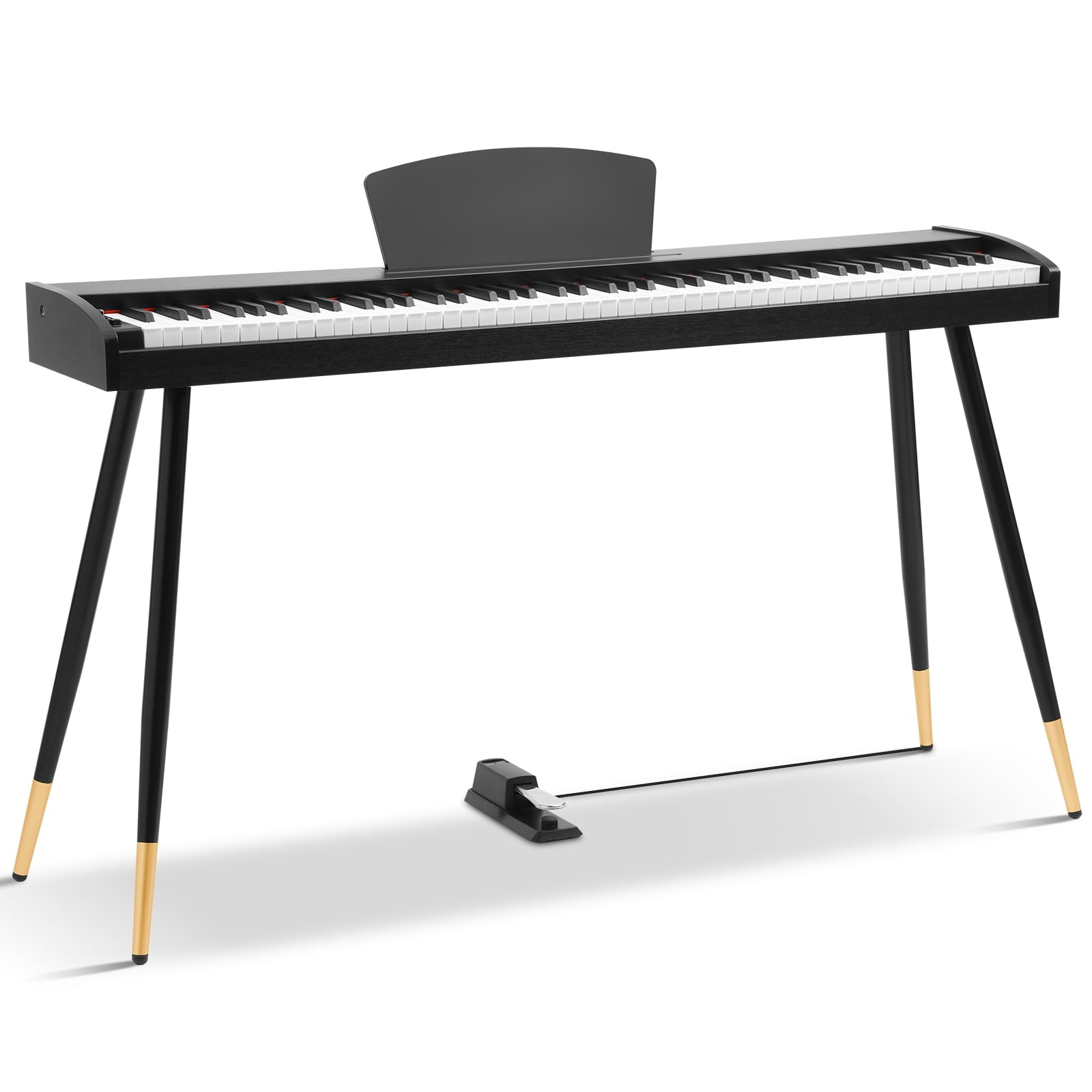 Fenbeli 88 Key Digital Piano Full Size Keyboard Sensitive Touch Recording Includes One Pedal Electric Piano Keyboard for Beginners